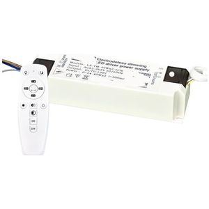 Led dimmen Drive Voeding Slimme Ballast met Geheugen Drie-Kleur dimmen Breed Voltage (24-40W*2 afstandsbediening model)