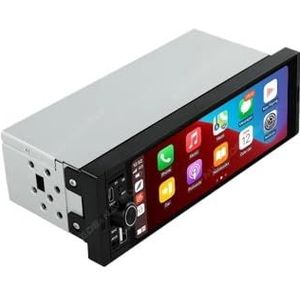 1Din Draadloos CarPlay AUTO HD touchscreen Universele 6.86'' Autoradio FM Stereo MP5 multimediaspeler BT TF-poort Camera(OD7)