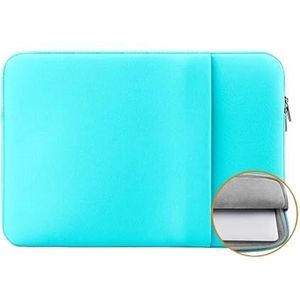 Laptoptas Case Geschikt for Macbook Air Pro 11 12 13 14 15/Xiaomi/Lenovo/Asu/Dell/HP Notebook Beschermhoes (Color : Light Blue, Size : 13-inch)