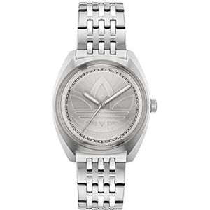 adidas Silver-Tone Stainless Steel Bracelet Watch (Model: AOFH230112I)