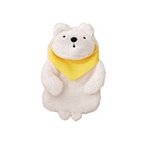 DieffematicRSD Warmwaterkruik Cartoon Beer Konijn Warmwaterkruik PVC Stress Pijnbestrijding Therapie Winter Warmwaterzak Met Zachte, Gezellige Pluche Hoes Handwarmer (Color : Polar bear)