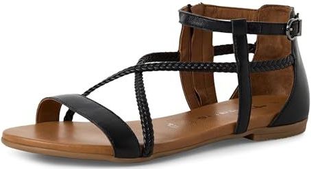Tamaris - 1-28138-44 - Sandalen - Zwart - Kunstleer
