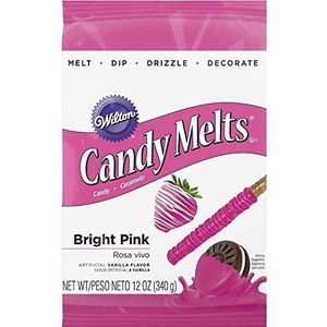 Candy Melts Flavored 12oz-Bright Pink, Vanilla