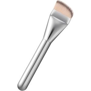 Dunne Vlakke Kosmetische Borstel voor Stijlvolle Make-uptoepassing met Zachte Synthetische Vezel Groot voor Verschil