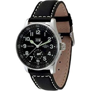 Zeno Watch Basel herenhorloge analoog automatisch met lederen armband P561-a1