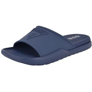 GUESS Heren Marith Slide Sandaal, Medium Blauw 400, 6 UK, Medium Blauw 400, 40 EU