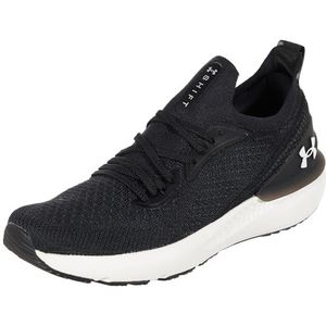 Under Armour Womens Shift hardloopschoenen, Zwart/Wit, 43 EU