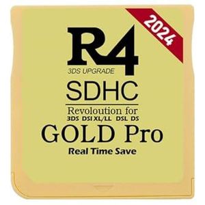 SDHC Adapter Brandkaart voor 3DS DSL XL/LL 2024 Game Card Digitale Geheugenkaart Flashcard - Gaming Accessoires (Goud)