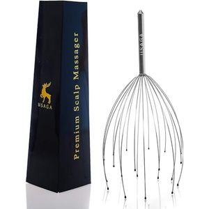 USAGA 20 Vingers Hoofd Massager Hoofdmassage Hoofdkrabber voor Hoofdhuid Lichaam Ontspannen