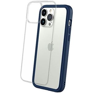 RHINOSHIELD Modular Case Compatible with [iPhone 13 Pro Max] | Mod NX - Customizable Shock Absorbent Heavy Duty Protective Cover 3.5M / 11ft Drop Protection - Navy Blue