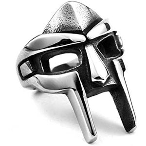 Spel Doom Eeuwige Masker Gladiator Cosplay Ring Punk Unisex Egyptische Farao Mannelijke Ringen Accessoires Sieraden Prop