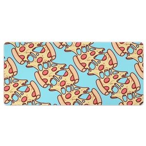 Pizza Patroon Mode Bureau Muismat Antislip Gaming Muismat Accessoires Decor 40x90cm