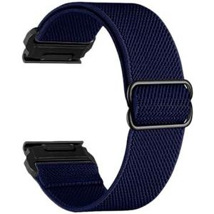 20 22 26mm Elastische Geweven Nylon Loop Strap fit Voor Garmin Fenix 7 7X 6X 6s 6 Pro 5 5s 5X Plus 3HR 945 Epix Gen 2 Enduro Quickfit Band, For Fenix7X 3 3HR