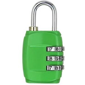 Combinatieslot Bagage Reizen Lock 3 Dial Digit Password Lock Combinatie Koffer Bagage Metalen Code Wachtwoordslot Hangslot (kleur: 06)