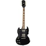 Epiphone SG Standard Lefthand Ebony - Elektrische gitaar voor linkshandigen