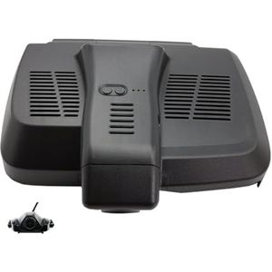 4K HD 2160P ACC Power Installatie Wifi Auto DVR Dash Cam Compatibel met Geely Tugella Xingyue FY11 S 2.0TD DCT 2021 Via Telefoon APP Bediening(AT4K dual lens,64G)