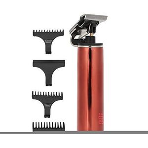 R-ronde antenne-scherpte-haartrimmer, waterdichte antiklem-elektrische haartrimmer, kapper voor kapsalon(red)