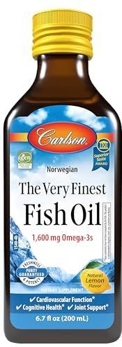 Carlson Labs - Norwegian - Visolie - Citroen - 200 ml