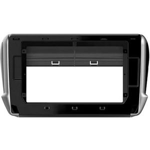 Dashboardbekledingsframe 10'' Adapter Box Decoder Autoradio DVD Speler Fascias Frame Voor Peugeot 208 2008 2014 2015 2016 2017-2018 Dashboard Montage Paneel Kit Autoradio dashboardframe stereopaneel