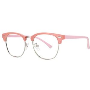 Nepbrillen, Brilmonturen Unisex Blauw Licht Blokkerend Multicolor(Pink)
