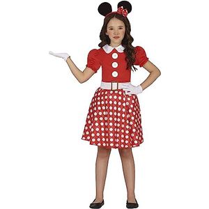 Mickey & Minnie Mouse Kostuums | Minnie De Vriendin Van Mickey Mouse | Meisje | 3-4 jaar | Carnaval kostuum | Verkleedkleding