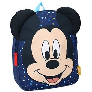Rugzak Disney Mickey Mouse Be Amazing - rugzak voor kinderen | school | kleuterschool - kleur donkerblauw - afmetingen 31 x 25 x 10 cm - 088-3857 Navy, Donkerblauw, One size