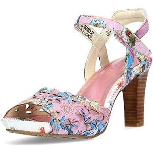 Laura Vita sandalen voor dames Albane 51, grootte:39, kleur:Purper