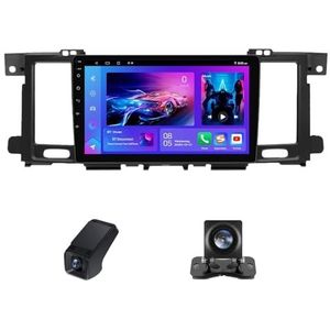 Android autoradio geldt voor Nissan Patrol 6 VI Y62 2010-2020 Wireless Carplay Android Auto,9inch 2.5D touchscreen auto radio met GPS navigatie Bluetooth stuurwiel afstandsbediening(NF-6)