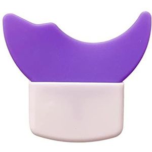 Multifunctionele Eyeliner Stencils Siliconen Template Lui Quick Eye Make-up Tool 5.7cmx5cm Paars 5.7 x 5cm