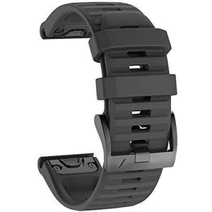 ISABAKE Horlogebandje voor Garmin Fenix 6/6 Pro, QuickFit 22mm Siliconen Bandje compatibel met Fenix 5/5 Plus, Forerunner 935/945, Approach S60, Quatix 5