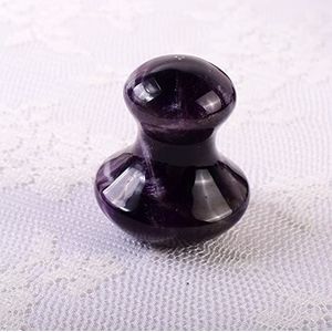 Home Collecties Amethist Schoonheidstoestellen Paddestoel Gua Sha Tool Kristallen Stenen Massager Massager Massageapparaat