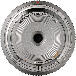 Olympus M.Zuiko digitale lens, 15 mm, zilver