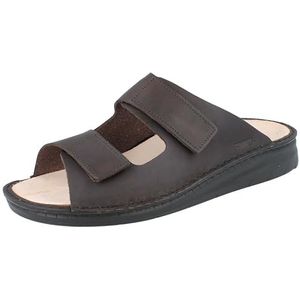 Finn Comfort Mabuto Herenslippers bruin glad leer, bruin, 42 EU Breed