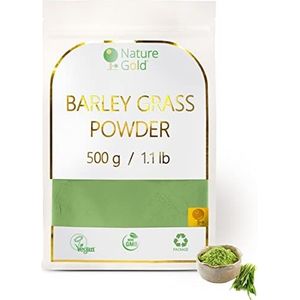 GERSTEGRAS Poeder | 500g | 100% Natuurlijk & Veganistisch | Zonder GMO | Zonder Toevoegingen & Zonder Suiker ~*~