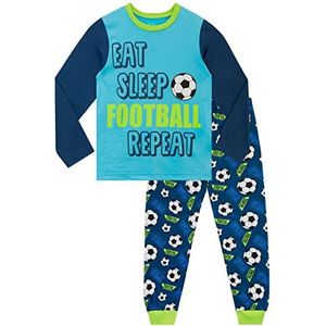 Harry Bear Jongens Kort Pyjamas Voetbal Blauw 116