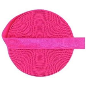 Glanzende niet-vouwbare elastische 3/8"" 10mm spandex satijnen band bh-band lingerie ondergoed naaigaren 50 100 yard per spoel-virtueel roze-10mm-50 yards