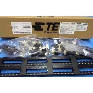 1pc cat6 24-poorts netwerkdistributieframe modulair Gigabit vergulde 48-poorts distributieframeversterker compatibel(48ports gold-plated)