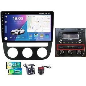 Android 13 10 Inch 2 Din QLED Autoradio Voor Volkswagen Jetta 5 2005-2010 - Camera DVR GRATIS - Steun Carplay Android Auto DSP Stuurwiel FM RDS DAB WIFI 4G Bluetooth Split-Screen(A,NF-3)