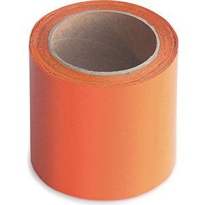 WUPSI PVC reparatietape voor alle dekzeilen en folies. Oranje, 10 Cm X 5 M