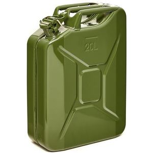 BW® - 20 Liter - Metalen Benzinejerrycan - Robuuste Kwaliteit