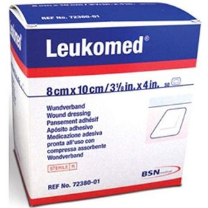Leukomed wond dressing 8cm x 10cm (x50)