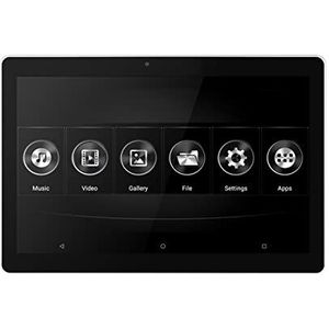 Draagbare dvd-speler voor videospelers op hoofdsteunen in auto's 10.1 Inch Auto Hoofdsteun Monitor HD 1080P Video Touch Screen WIFI/Bluetooth/USB/SD//FM MP5 Videospeler met HD-roterend scherm (Color