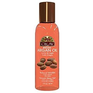 OKAY Pure Naturals Arganolie voor haar en huid, 2 ounce vloeibaar
