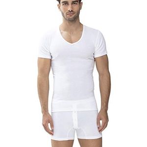 mey T-shirt voor heren - V-hals - Shirt met korte mouwen van 100% hoogwaardig Pima-katoen - Als basic T-shirt, onderhemd of sportshirt - Natuurlijk draaggvoel - in 4 kleuren, maat 4-8