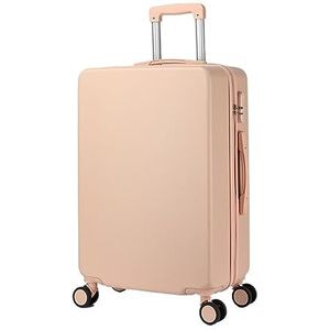 Koffer Bagage Draagbare Hard Shell Bagage Beveiliging Combinatieslot Koffers Stille En Soepele Bagage Reiskoffer (Color : Pink, Size : 20inch)