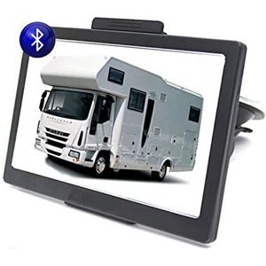 GPS-autonavigatiesysteem, Draagbare auto GPS Navigatie Bluetooth 7 inch capacitief scherm 8 GB 256M Vrachtwagen Voertuig GPS Navigator Europe Maps Voor auto, vrachtwagen, camper(With wired camera)