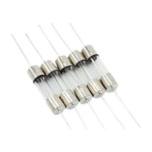 F5A 10A 12A 15A 20A 250V glazen zekeringsbuis voor inductiekookplaat, met 5 x 20 mm potlood (520 mm met pinglas 3A)