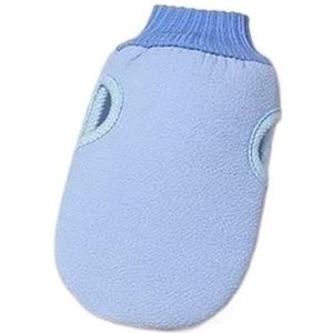 Badsponzen for volwassenen, badspons, mesh poef badspons, schuim Loofah spons (Size : Blue)