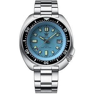 STEELDIVE SD1970 Abalone Klassieke Duik Horloge Lichtgevende NH35 Beweging 200 M Waterdichte Mechanische Horloge voor Mannen, Kleur 1