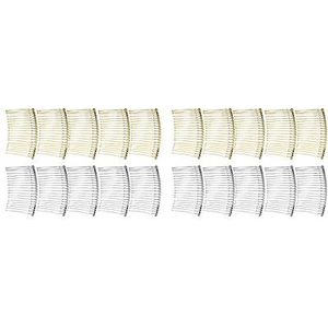 2 set 10 Stks Legering Haar Kam Vrouwen Haar Kam Bruiloft Voor Sieraden Maken Mixed